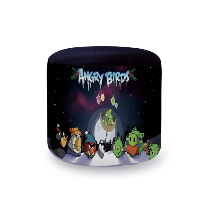 Pouf Cylindrique Angry Birds