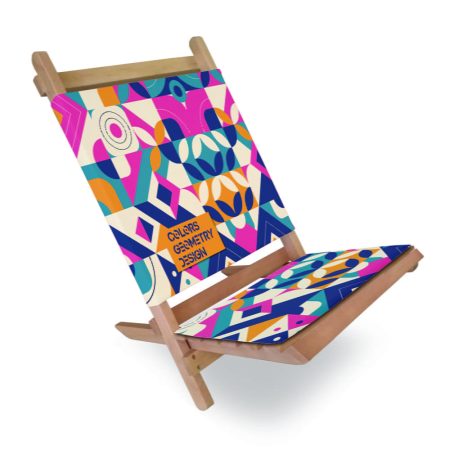 Chaise pliable Colors Geometry Design