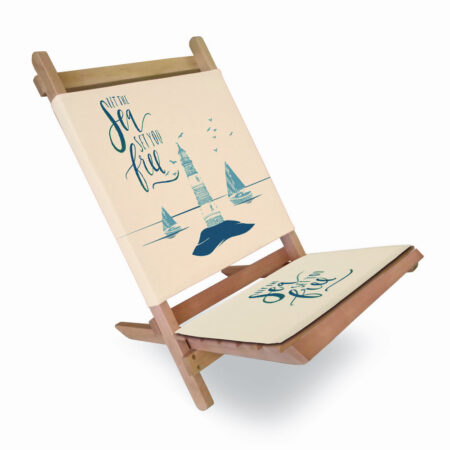 Chaise pliable Let the sea set you free