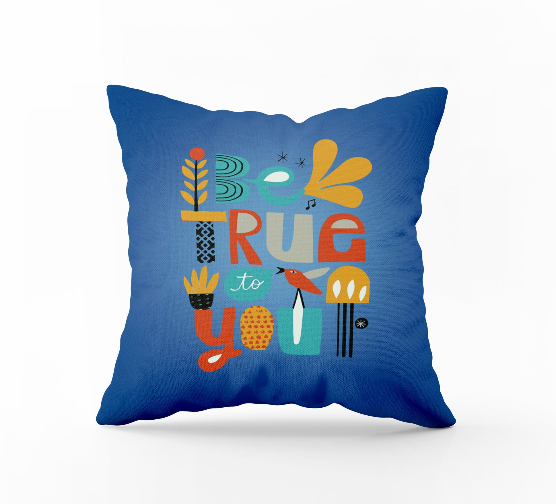 DUO ACCESSORIES Recto Coussin carre be your self Accueil