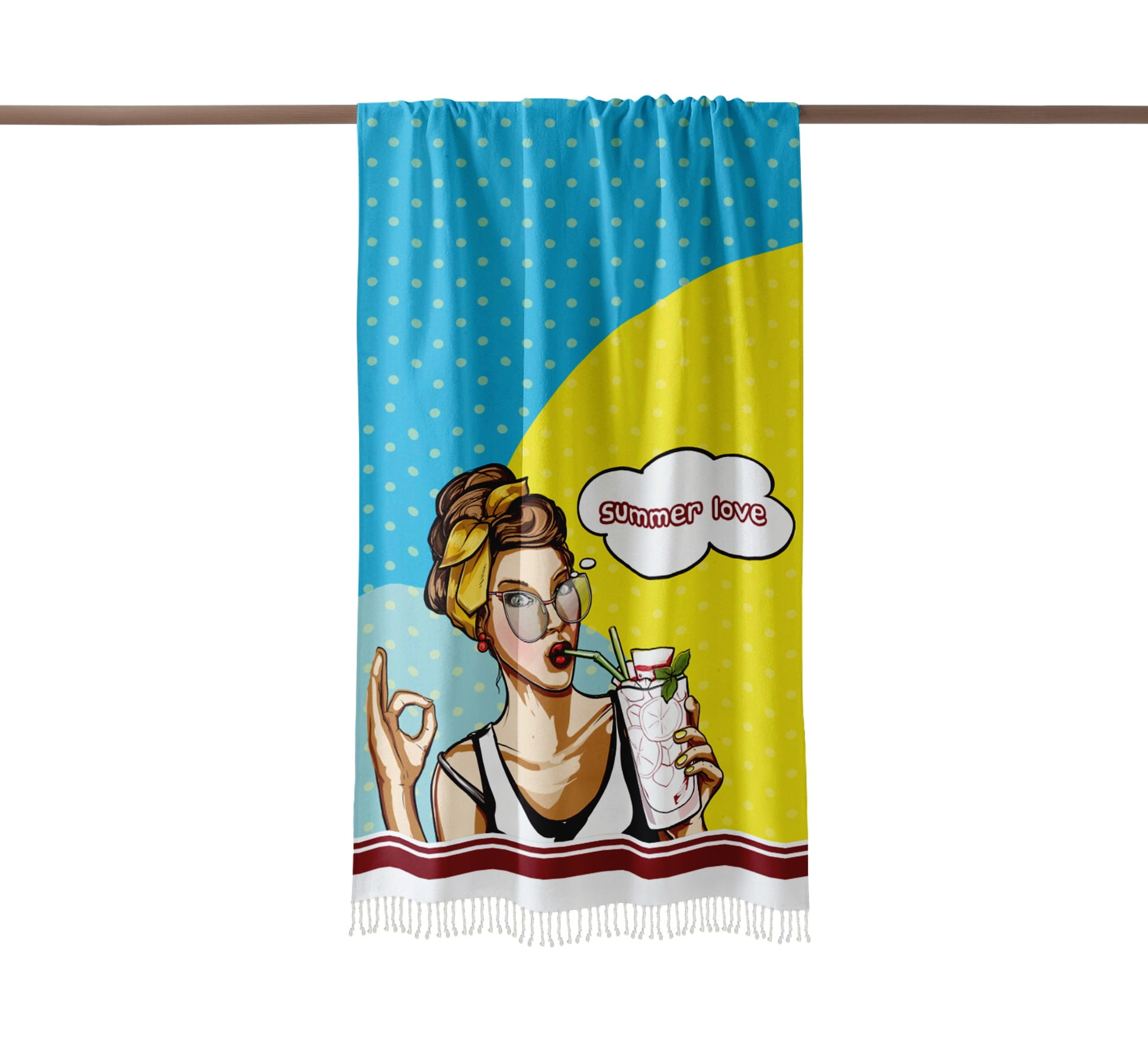 Fouta plage Surf girl summer love