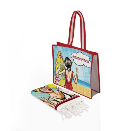 Sac plage Surf girl summer love