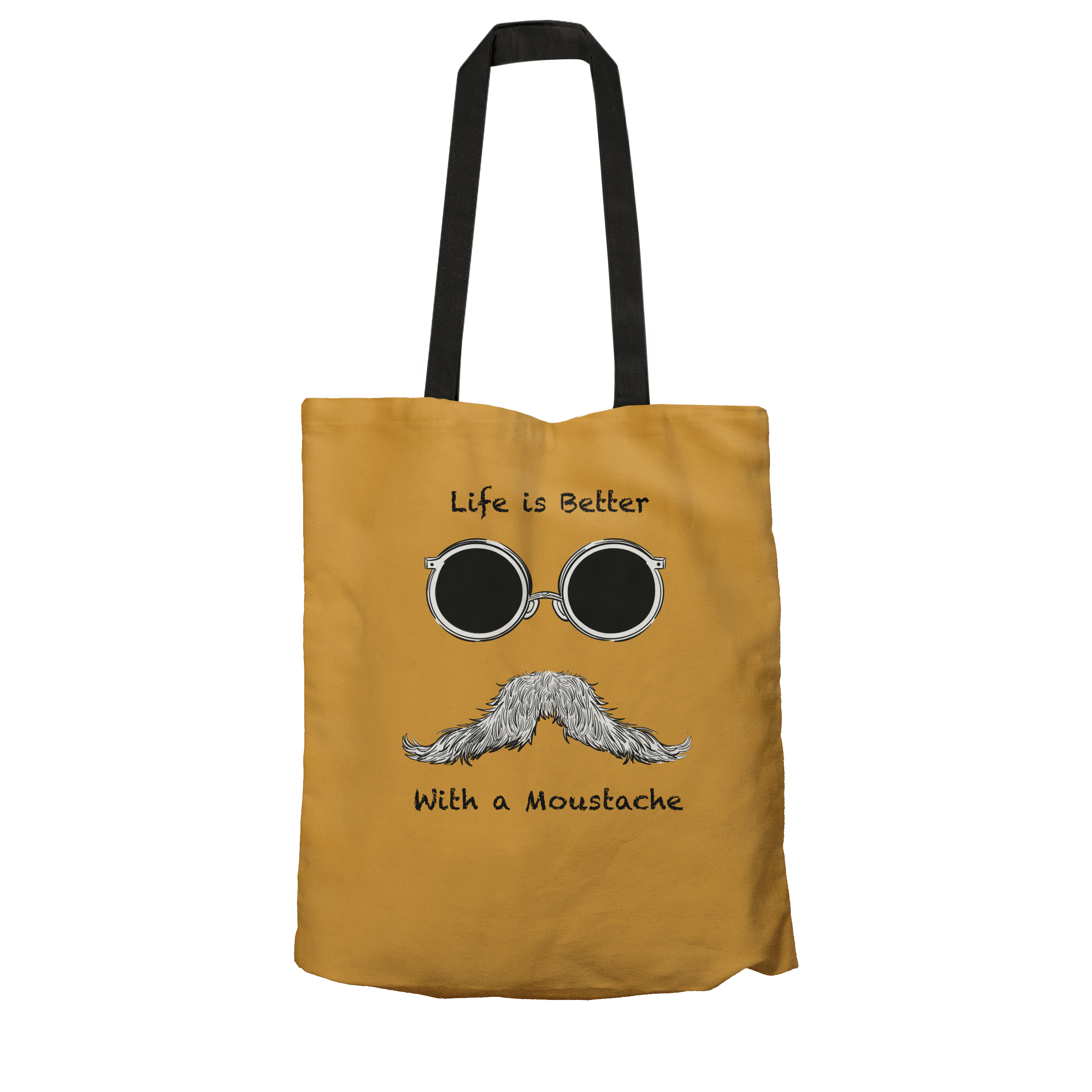 tote bag moustache