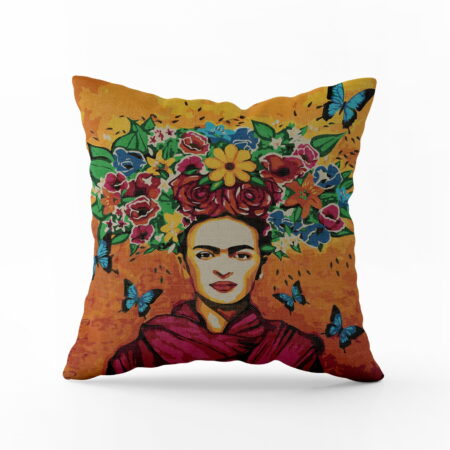 Coussin Carré Frida Bauuterfly recto