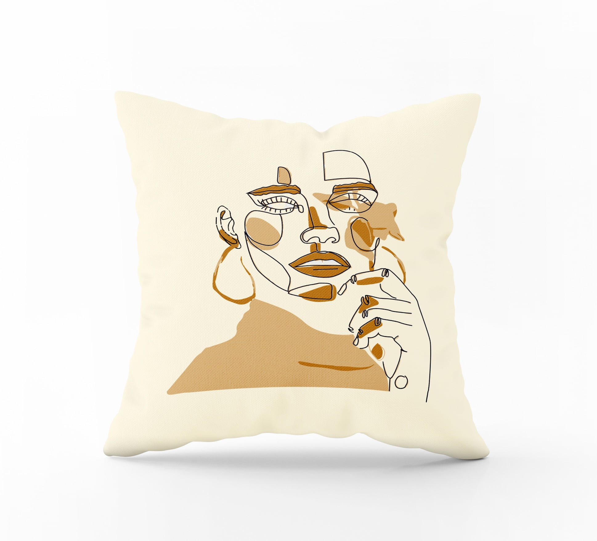 Coussin Carré lady Think