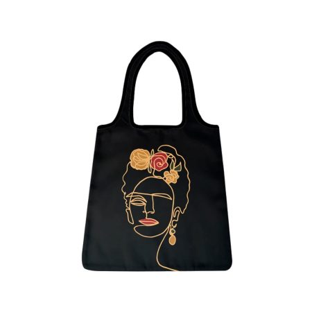 Totes bags bandolière Frida line art