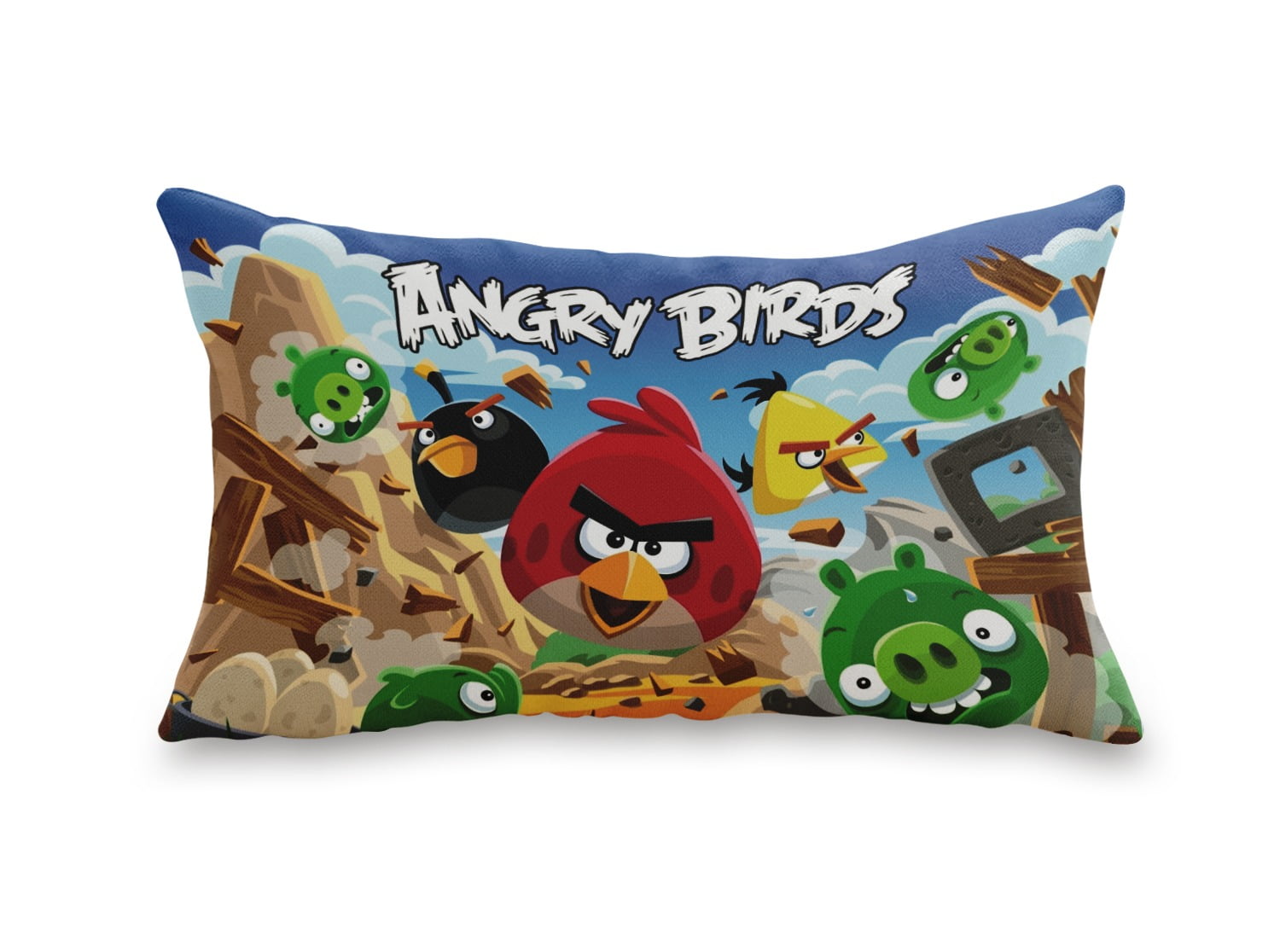 coussin rectangulaire Angry Birds