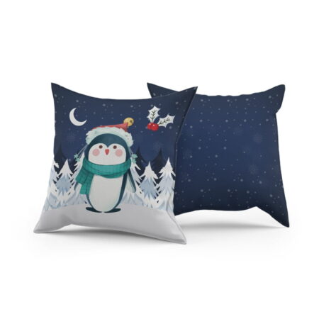 Coussin pinguin winter