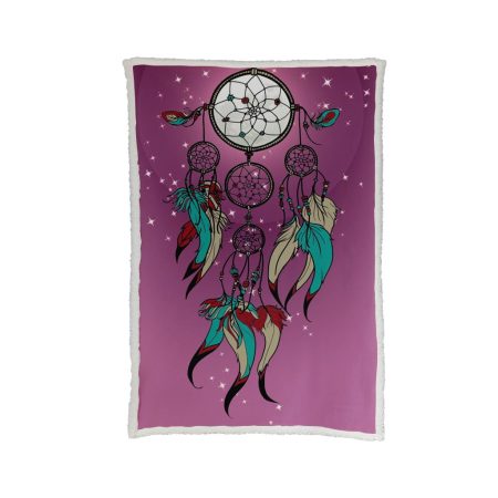 Plaid Teddy Purple Dream Catcher