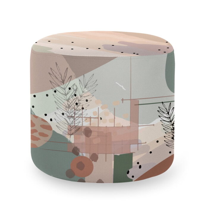 Pouf cylindrique All Arts