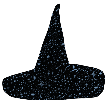 Chapeau Halloween bleu