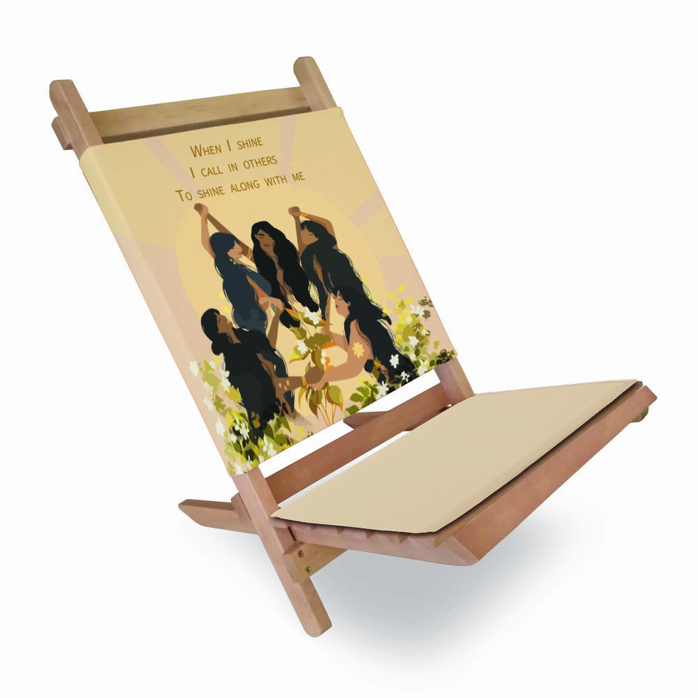 DUO ACCESSORIES Mockup chaise pliable SHINE Meuble Déco