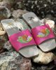 DUO ACCESSORIES Mule psychedelique rose Mule Psychédélique Rose