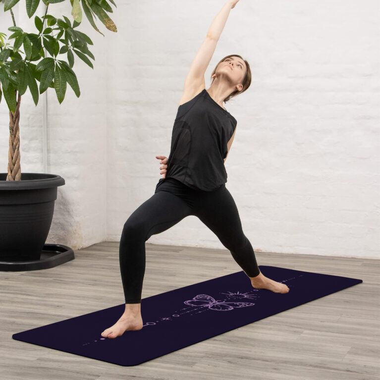 DUO ACCESSORIES Tapis Yoga Butterfly Accueil