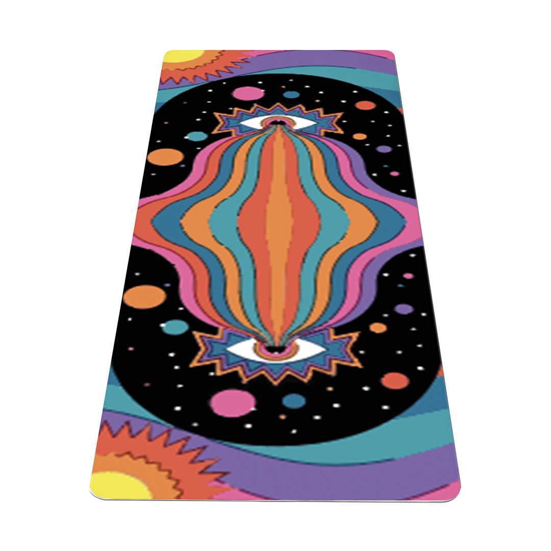 DUO ACCESSORIES Tapis Yoga Colorful eye copie Accueil