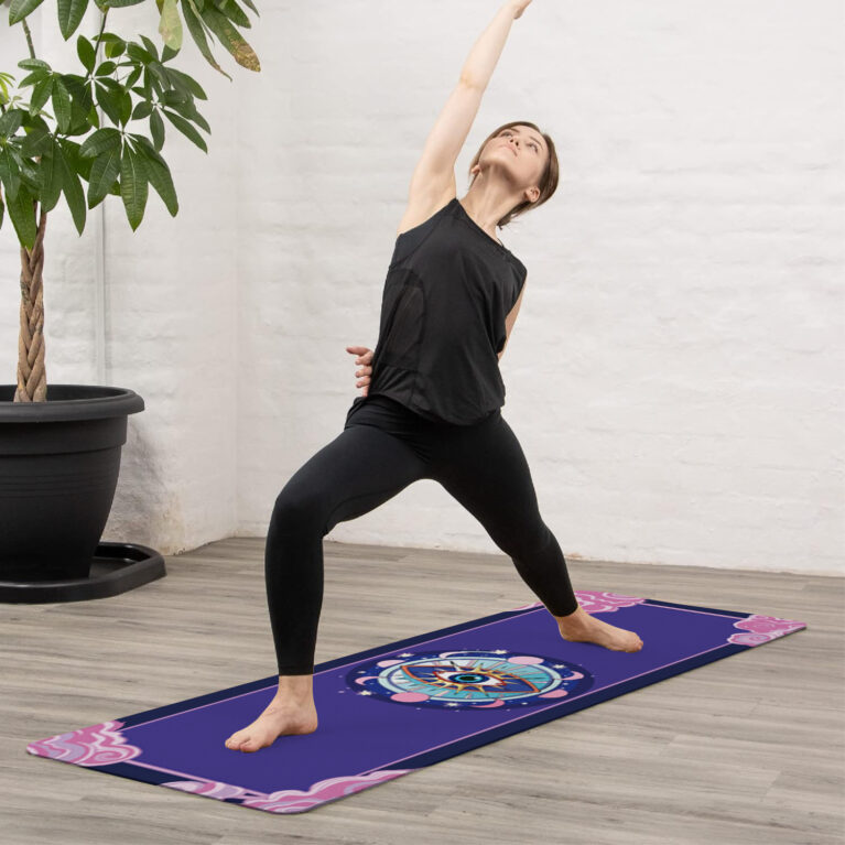 DUO ACCESSORIES Tapis yoga Pink Cloud Accueil